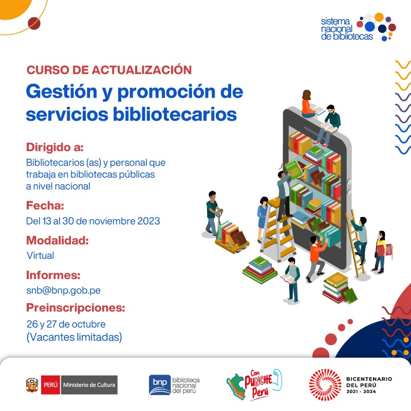 GESTIÓN Y PROMOCIÓN DE SERVICIOS BIBLIOTECARIOS II Semestre