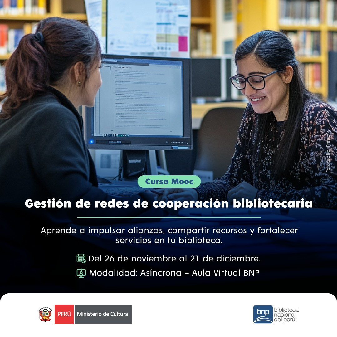 CURSO MOOC GESTIÓN DE REDES DE COOPERACIÓN BIBLIOTECARIA